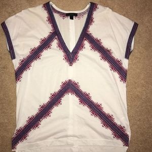 J Crew White Tee size XS